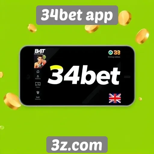 34bet app oferece variedade de jogos de cassino