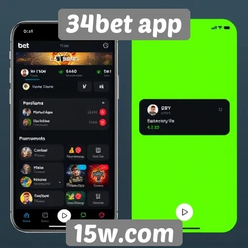 Facilidade de uso da interface do 34bet app