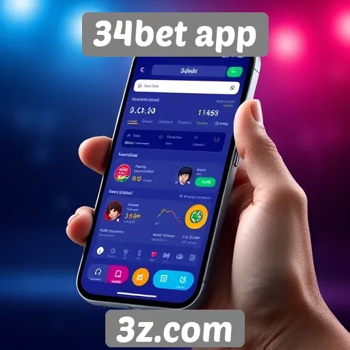 Análise da interface do usuário do 34bet app